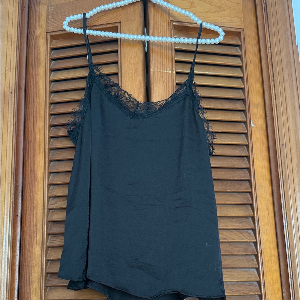 Target Black Lace Cami Top